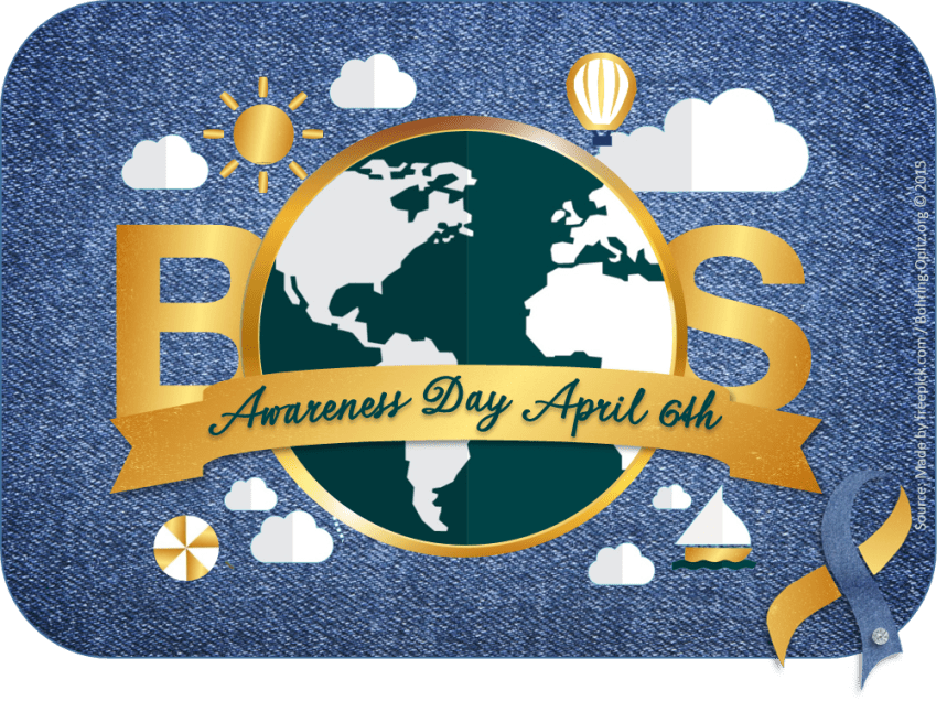 BOS logo vierkant awareness with BOSribbon